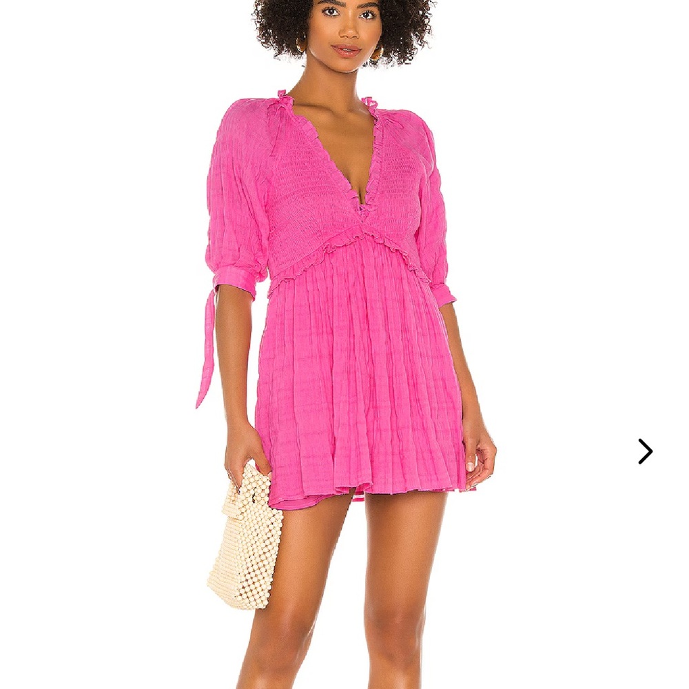 Finnegan Dress, Lovers and Friends, Fuchsia, Revolve, worn once, Revolve, XS